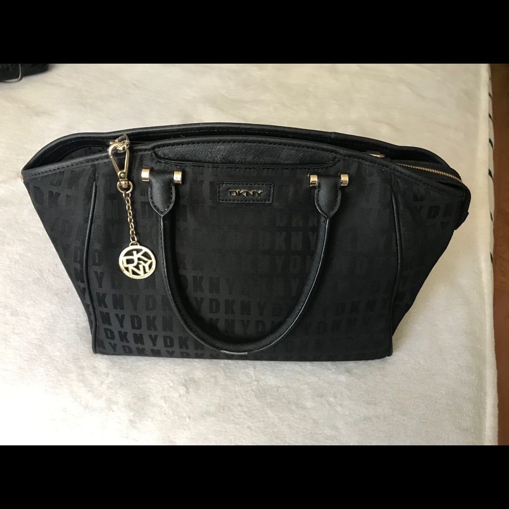 DKNY fabric and leather medium bag
